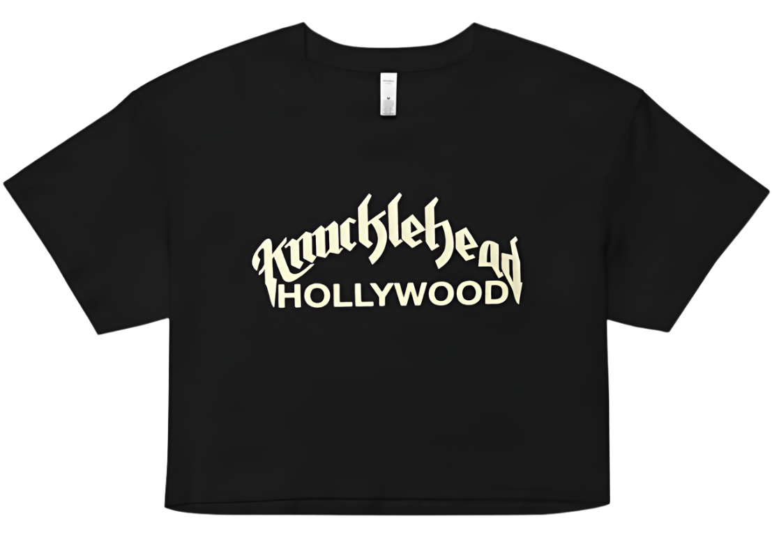 Knucklehead Logo Crop Tee